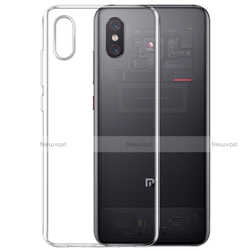 Ultra-thin Transparent TPU Soft Case Cover for Xiaomi Mi 8 Pro Global Version Clear