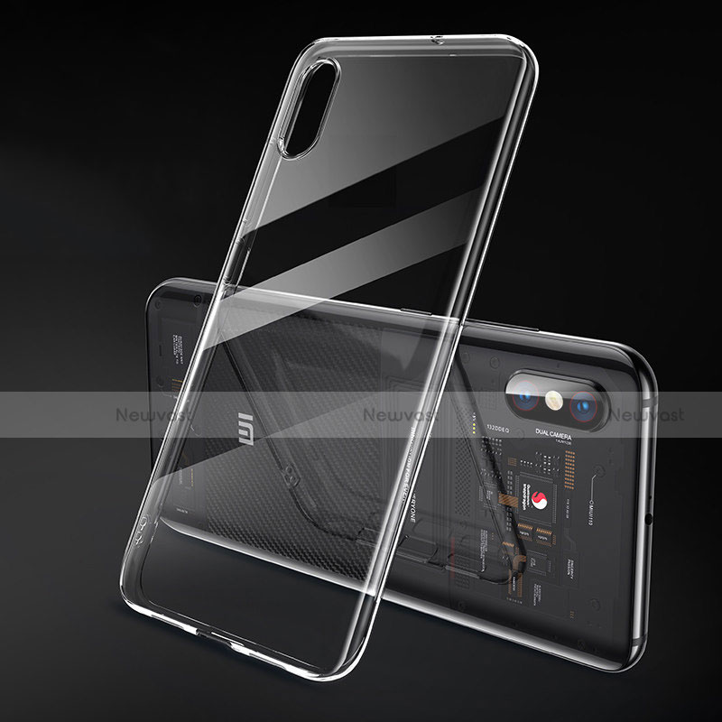Ultra-thin Transparent TPU Soft Case Cover for Xiaomi Mi 8 Pro Global Version Clear