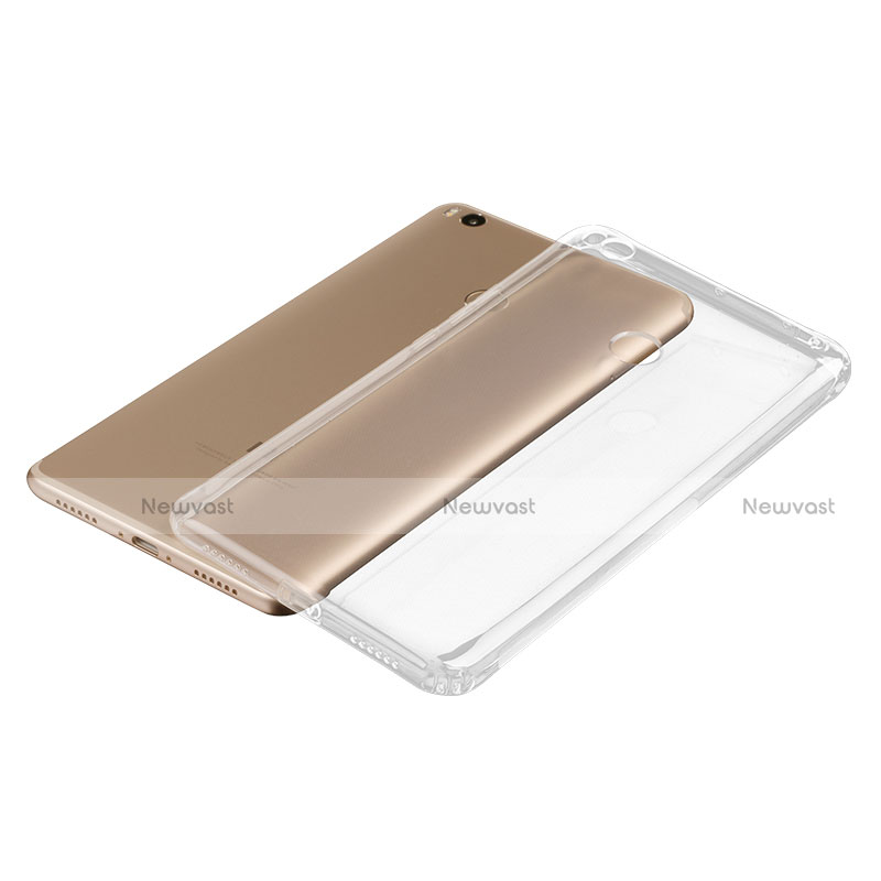 Ultra-thin Transparent TPU Soft Case Cover for Xiaomi Mi Max 2 Clear