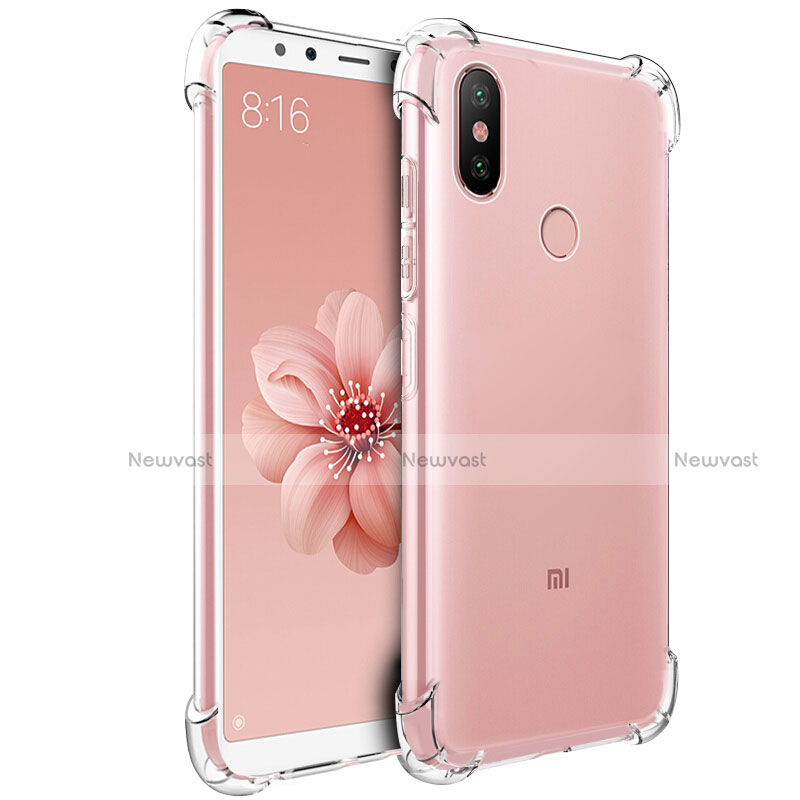 Ultra-thin Transparent TPU Soft Case Cover for Xiaomi Mi Max 3 Clear