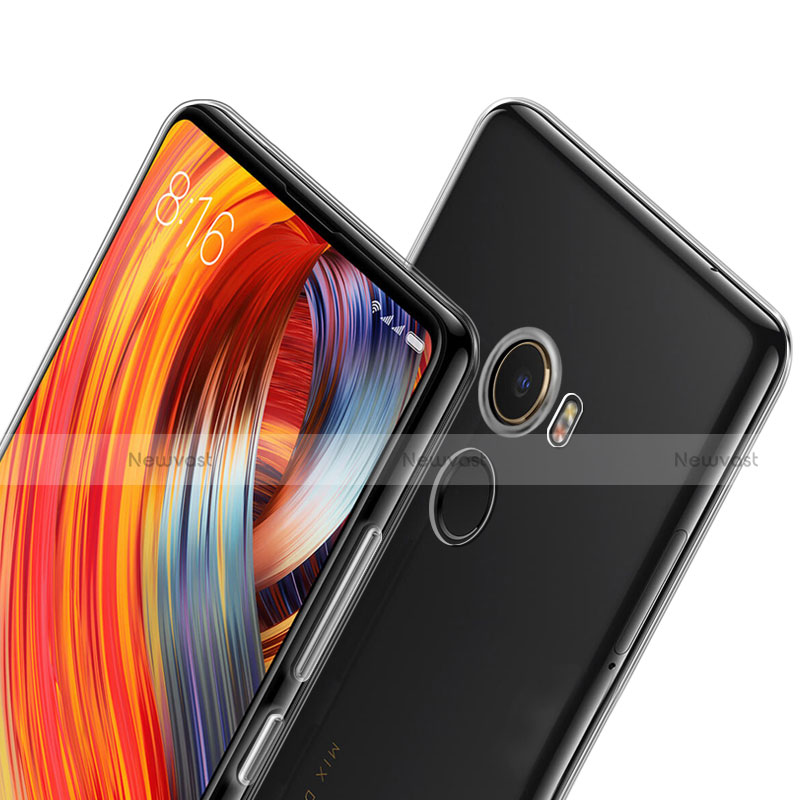 Ultra-thin Transparent TPU Soft Case Cover for Xiaomi Mi Mix 2 Clear