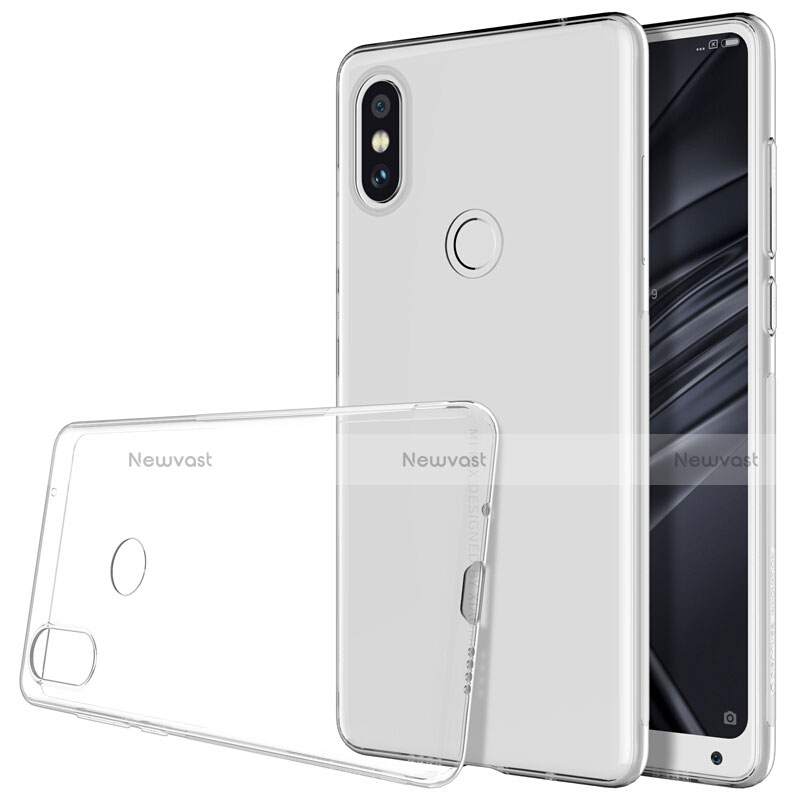 Ultra-thin Transparent TPU Soft Case Cover for Xiaomi Mi Mix 2S Clear