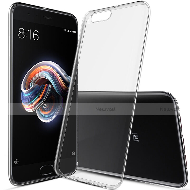 Ultra-thin Transparent TPU Soft Case Cover for Xiaomi Mi Note 3 Clear