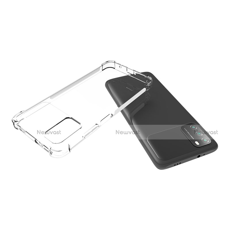 Ultra-thin Transparent TPU Soft Case Cover for Xiaomi Poco M3 Clear