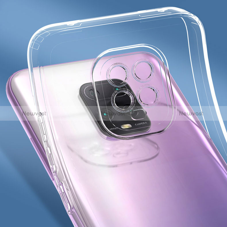 Ultra-thin Transparent TPU Soft Case Cover for Xiaomi Redmi 10X 5G Clear