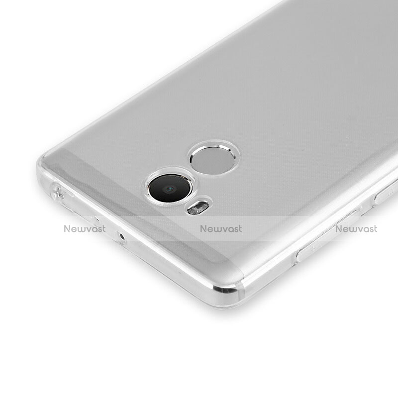 Ultra-thin Transparent TPU Soft Case Cover for Xiaomi Redmi 4 Prime High Edition Clear