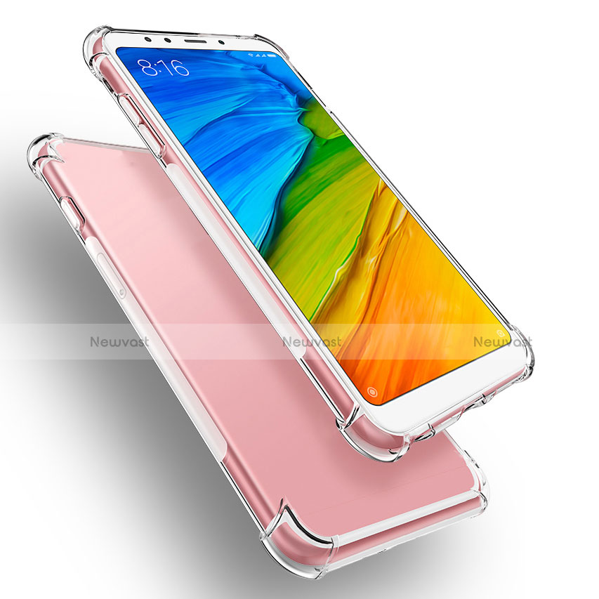 Ultra-thin Transparent TPU Soft Case Cover for Xiaomi Redmi 5 Clear