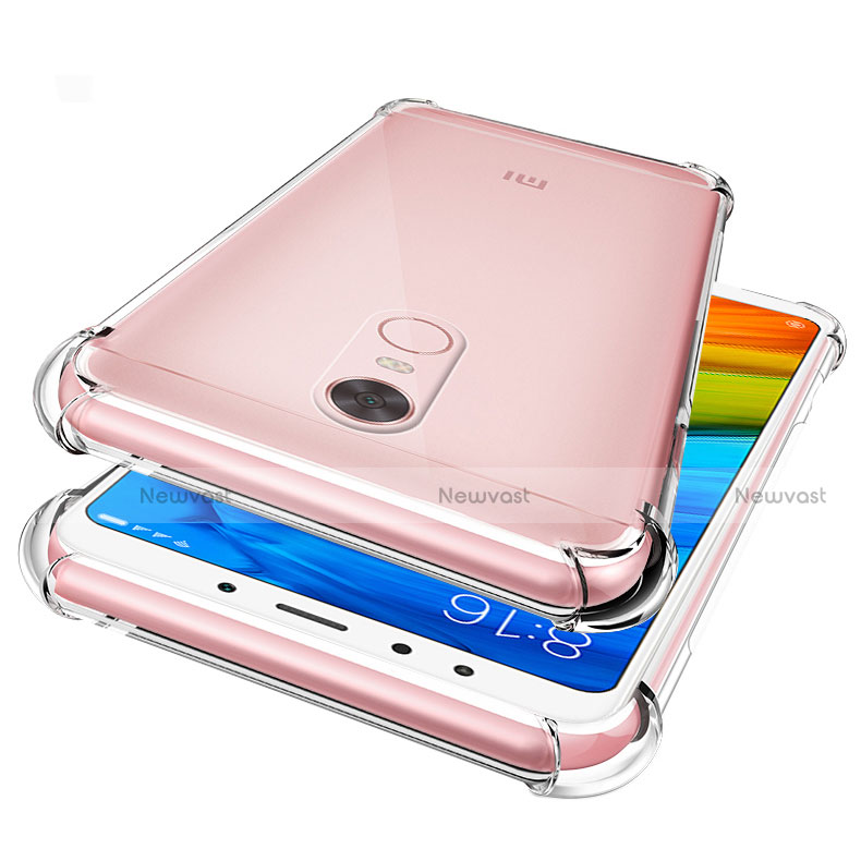 Ultra-thin Transparent TPU Soft Case Cover for Xiaomi Redmi 5 Plus Clear