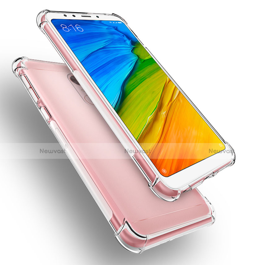 Ultra-thin Transparent TPU Soft Case Cover for Xiaomi Redmi 5 Plus Clear