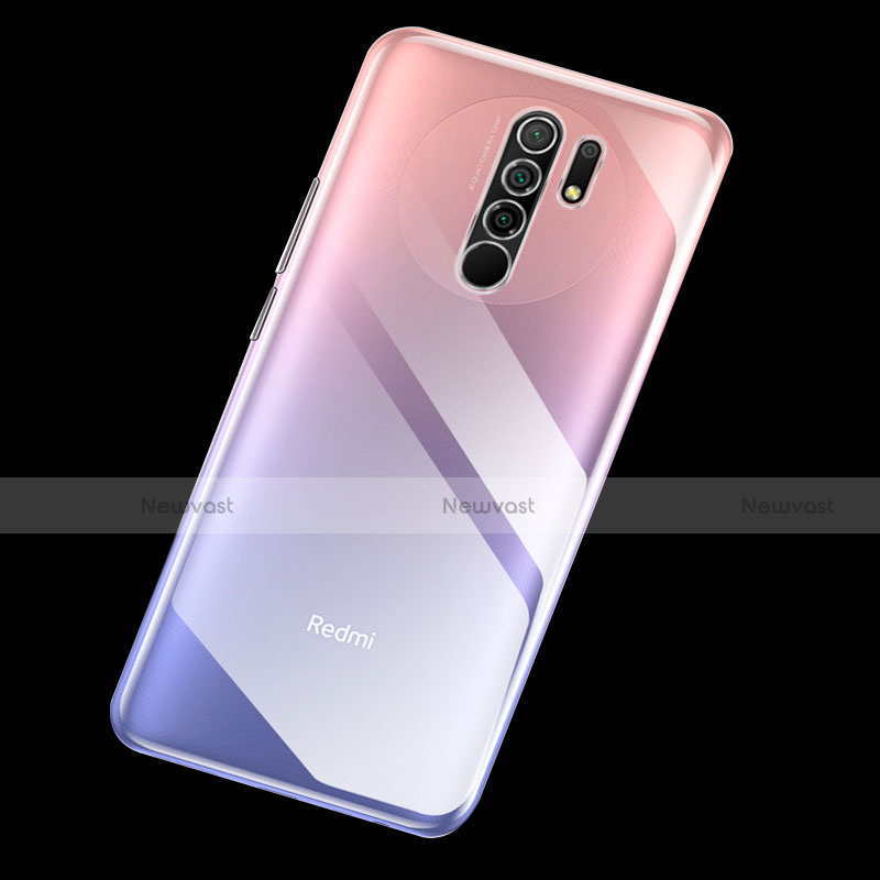 Ultra-thin Transparent TPU Soft Case Cover for Xiaomi Redmi 9 Prime India Clear