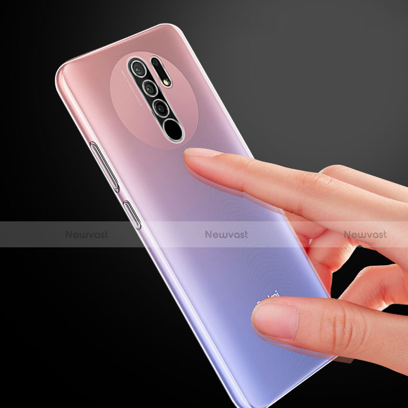 Ultra-thin Transparent TPU Soft Case Cover for Xiaomi Redmi 9 Prime India Clear