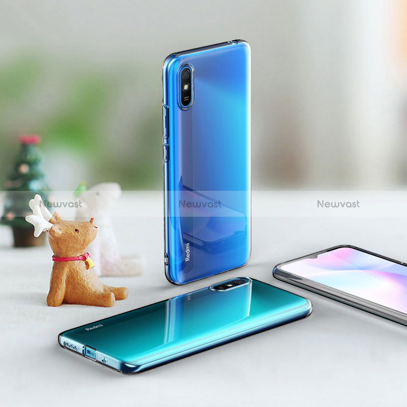 Ultra-thin Transparent TPU Soft Case Cover for Xiaomi Redmi 9A Clear