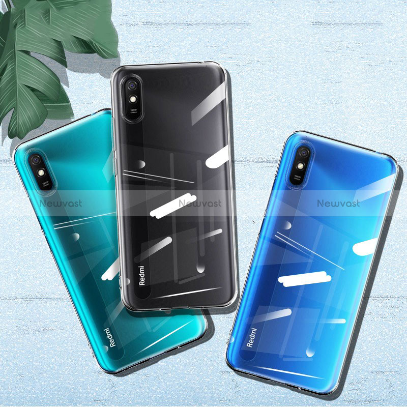 Ultra-thin Transparent TPU Soft Case Cover for Xiaomi Redmi 9i Clear