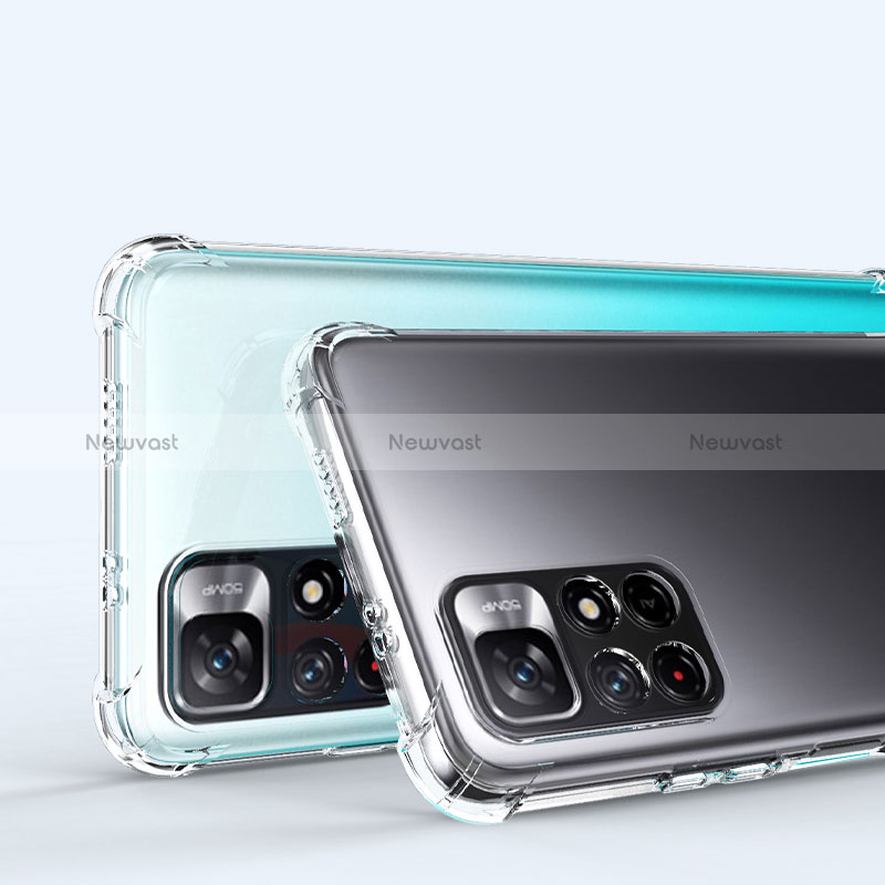 Ultra-thin Transparent TPU Soft Case Cover for Xiaomi Redmi Note 11S 5G Clear