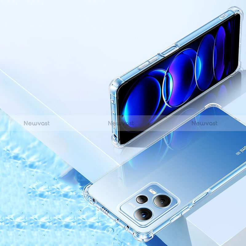 Ultra-thin Transparent TPU Soft Case Cover for Xiaomi Redmi Note 12 5G Clear