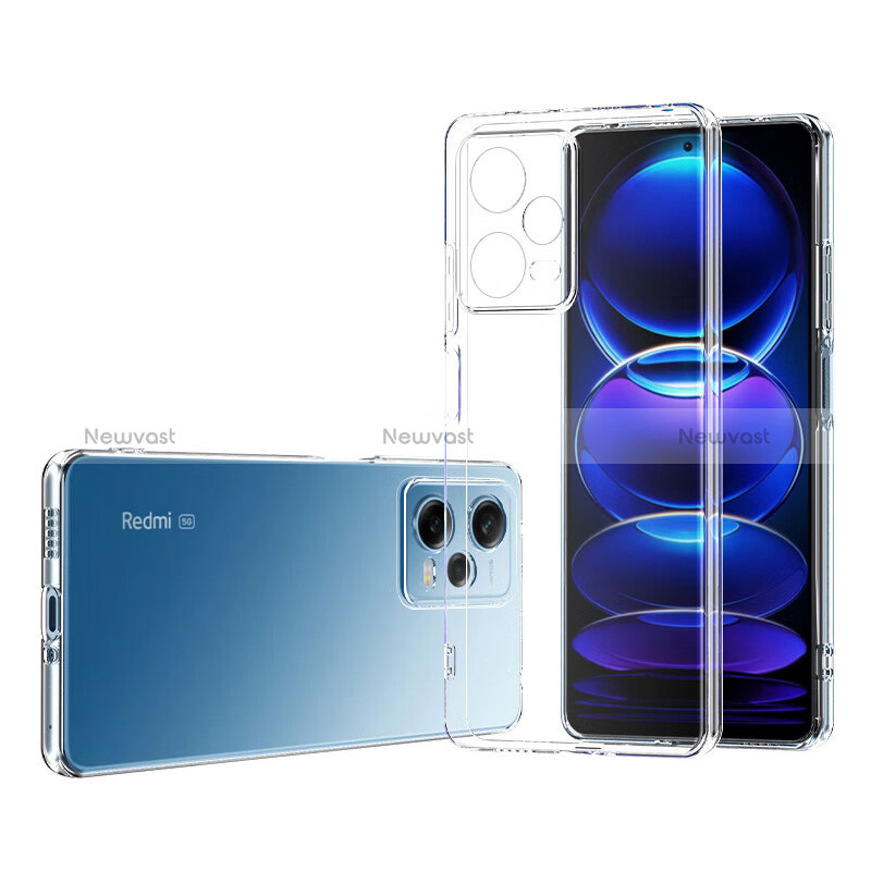 Ultra-thin Transparent TPU Soft Case Cover for Xiaomi Redmi Note 12 Pro 5G Clear