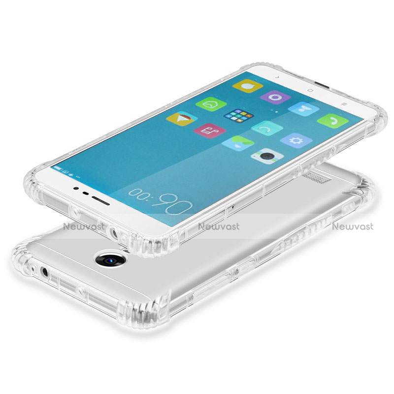 Ultra-thin Transparent TPU Soft Case Cover for Xiaomi Redmi Note 3 MediaTek Clear