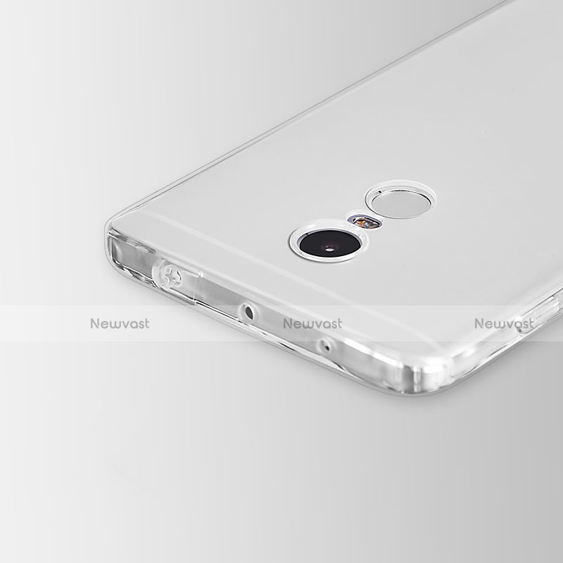 Ultra-thin Transparent TPU Soft Case Cover for Xiaomi Redmi Note 4 Clear