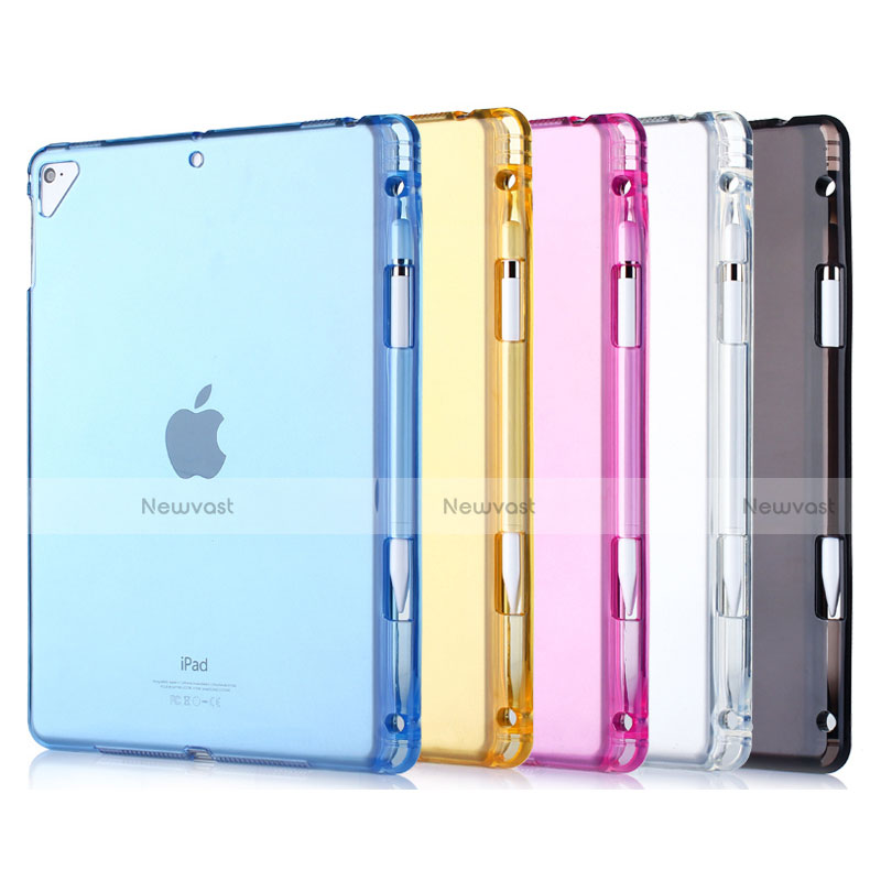 Ultra-thin Transparent TPU Soft Case Cover H01 for Apple New iPad 9.7 (2017)