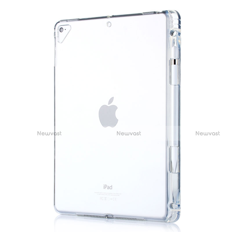 Ultra-thin Transparent TPU Soft Case Cover H01 for Apple New iPad 9.7 (2017) Clear