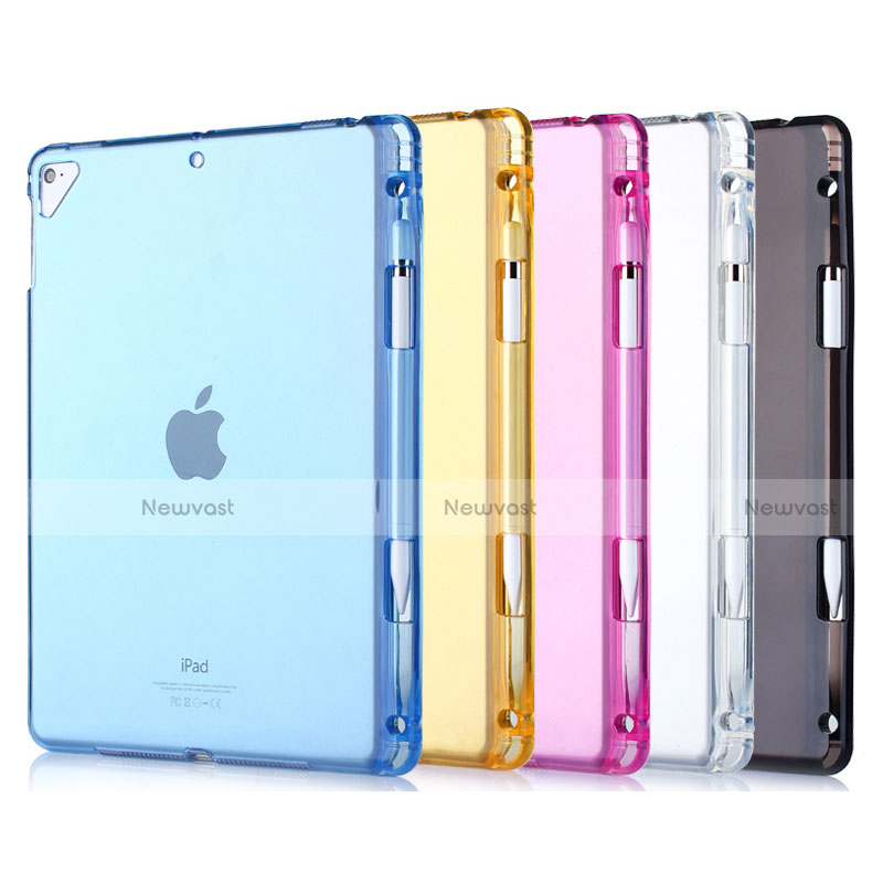 Ultra-thin Transparent TPU Soft Case Cover H01 for Apple New iPad 9.7 (2018)