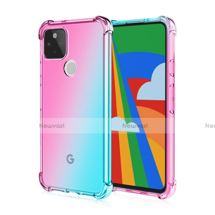 Ultra-thin Transparent TPU Soft Case Cover H01 for Google Pixel 5