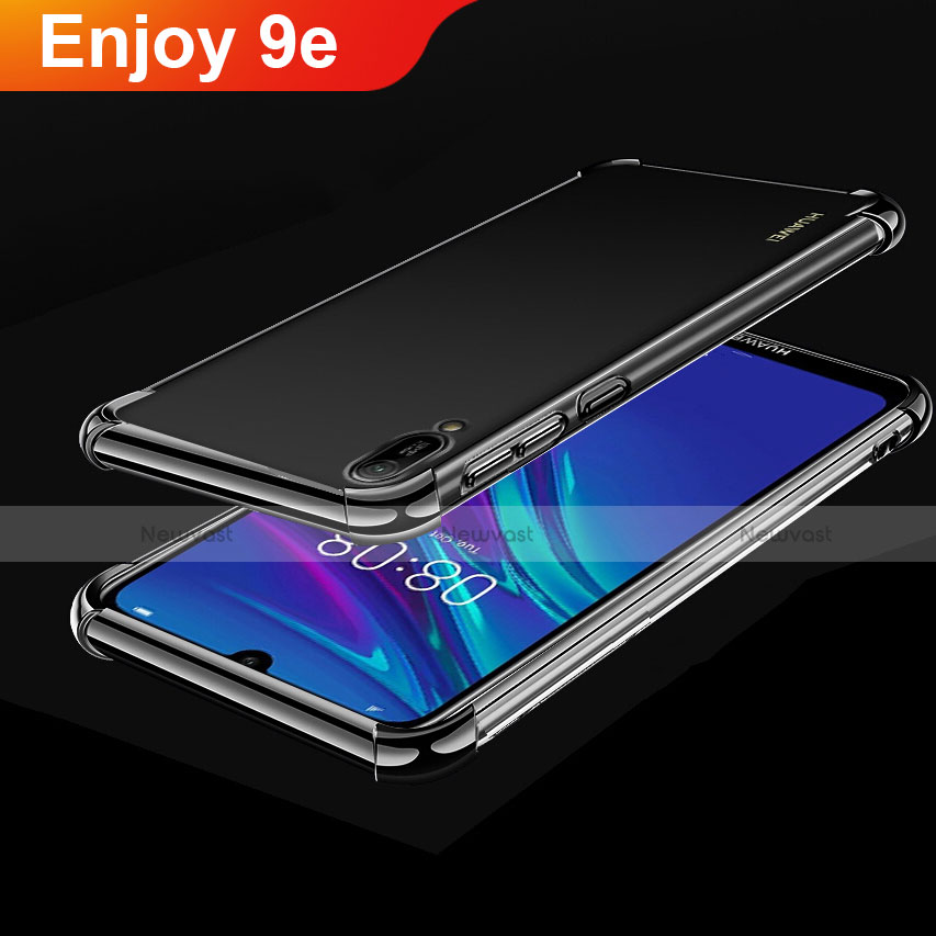 Ultra-thin Transparent TPU Soft Case Cover H01 for Huawei Enjoy 9e Black