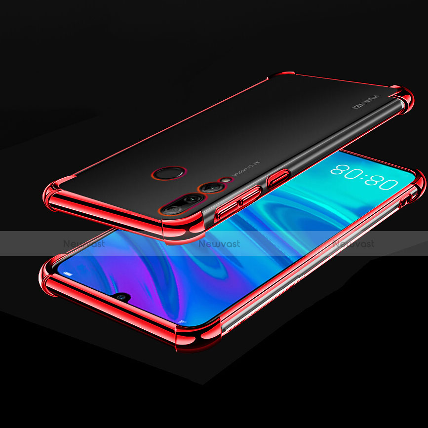 Ultra-thin Transparent TPU Soft Case Cover H01 for Huawei Enjoy 9s Red