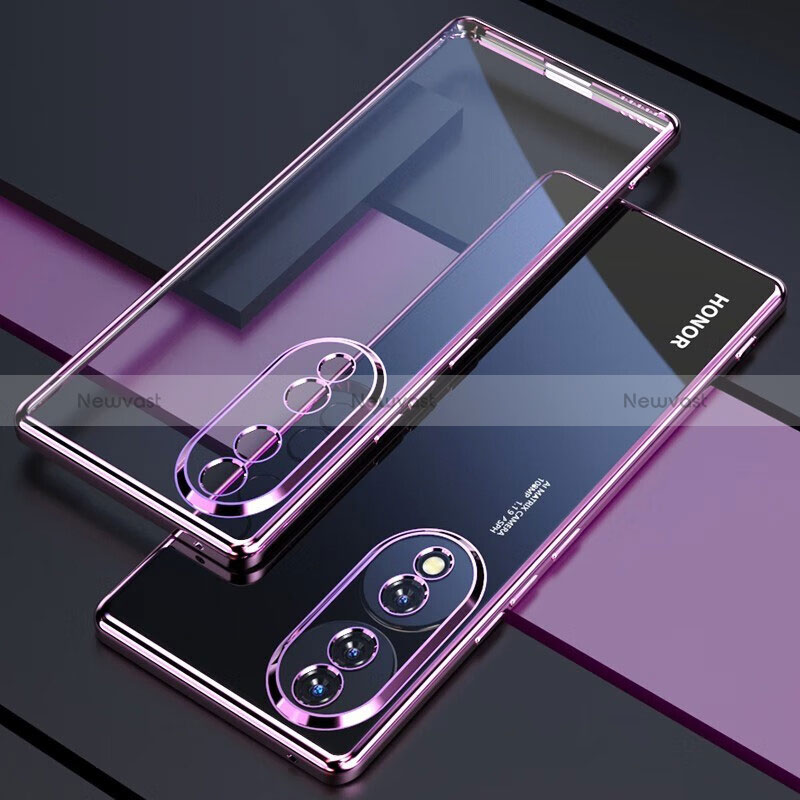 Ultra-thin Transparent TPU Soft Case Cover H01 for Huawei Honor 70 Pro 5G