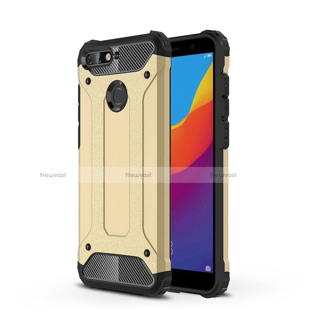 Ultra-thin Transparent TPU Soft Case Cover H01 for Huawei Honor 7A Gold