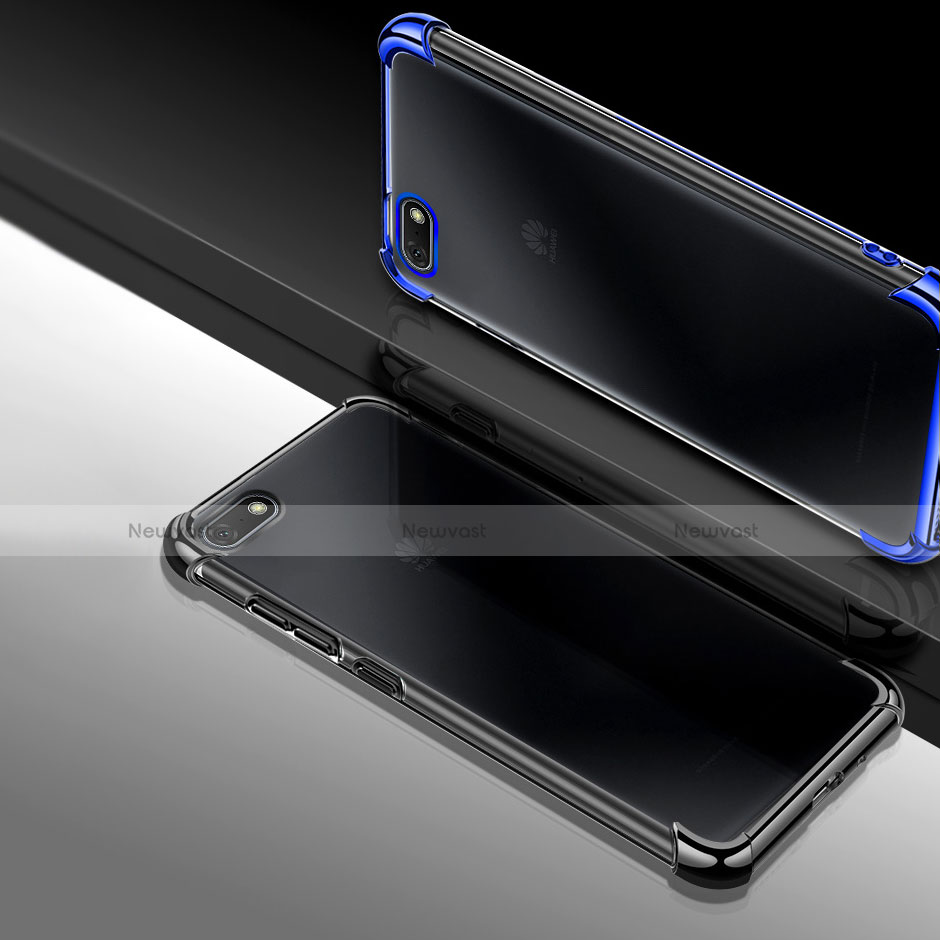 Ultra-thin Transparent TPU Soft Case Cover H01 for Huawei Honor 7S