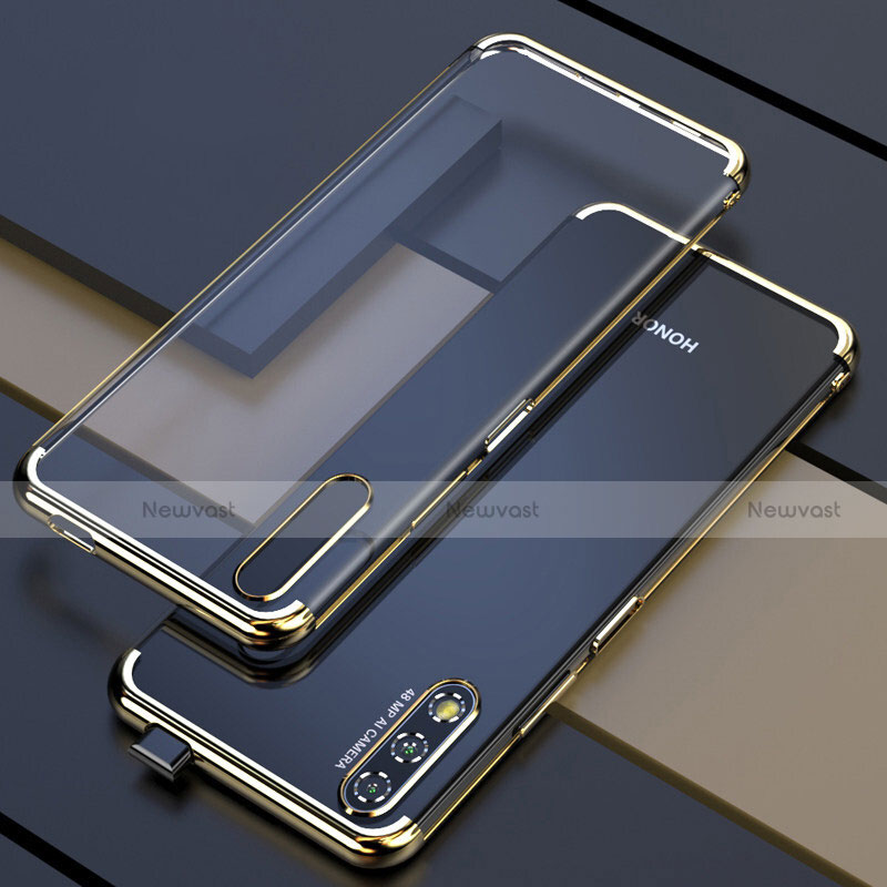 Ultra-thin Transparent TPU Soft Case Cover H01 for Huawei Honor 9X Gold