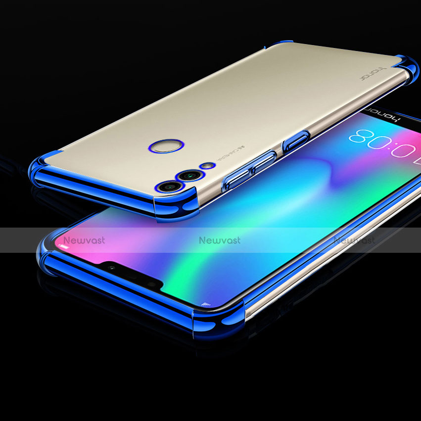 Ultra-thin Transparent TPU Soft Case Cover H01 for Huawei Honor Play 8C Blue