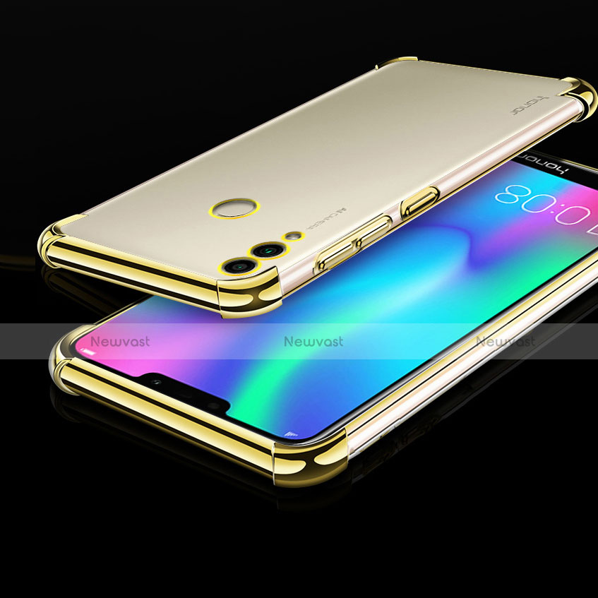 Ultra-thin Transparent TPU Soft Case Cover H01 for Huawei Honor Play 8C Gold