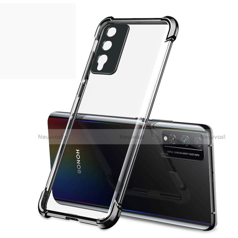 Ultra-thin Transparent TPU Soft Case Cover H01 for Huawei Honor Play4T Pro Black