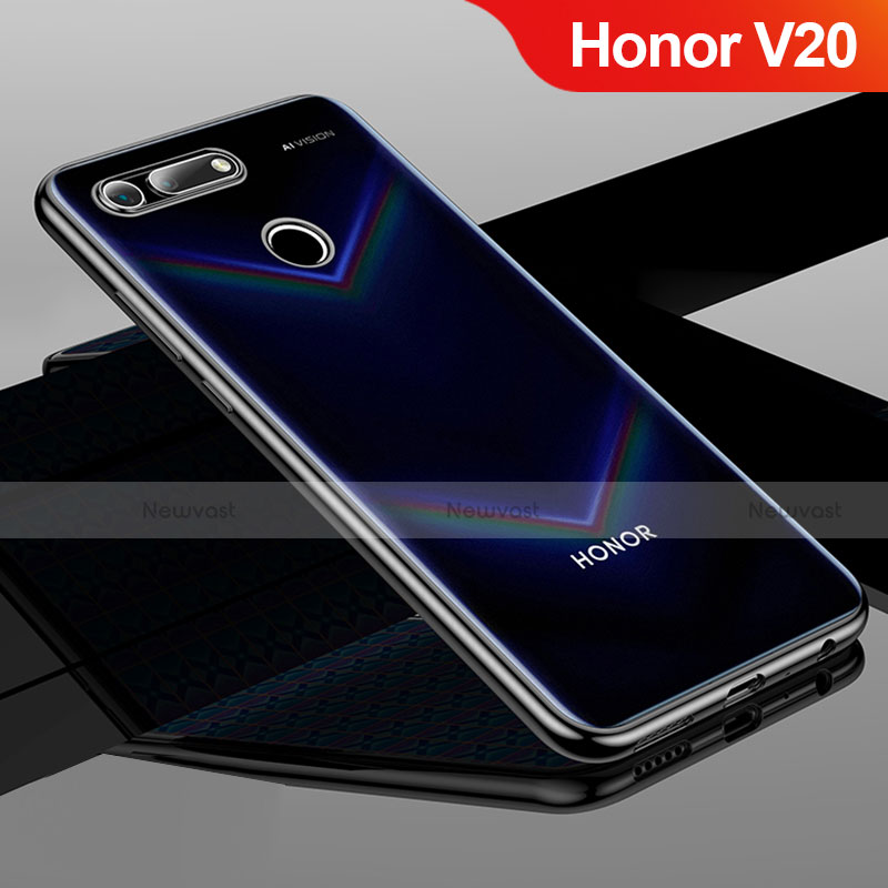 Ultra-thin Transparent TPU Soft Case Cover H01 for Huawei Honor View 20 Black