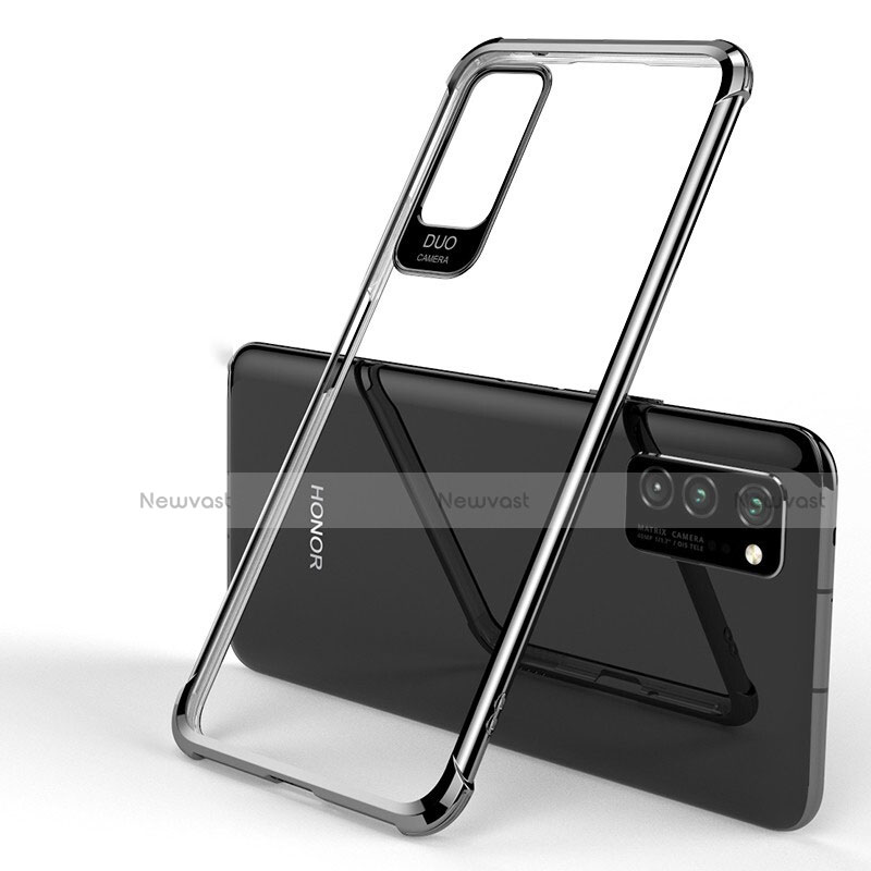 Ultra-thin Transparent TPU Soft Case Cover H01 for Huawei Honor View 30 5G Black