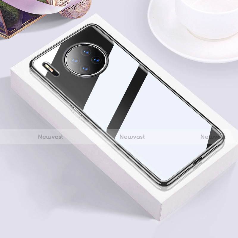 Ultra-thin Transparent TPU Soft Case Cover H01 for Huawei Mate 30 5G Black