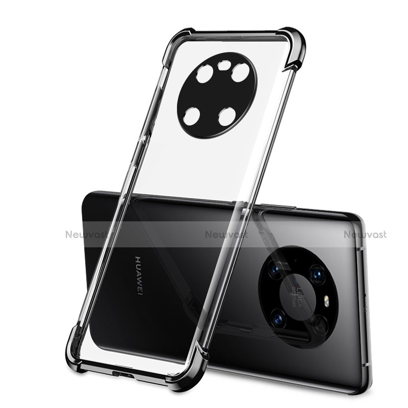 Ultra-thin Transparent TPU Soft Case Cover H01 for Huawei Mate 40 Black