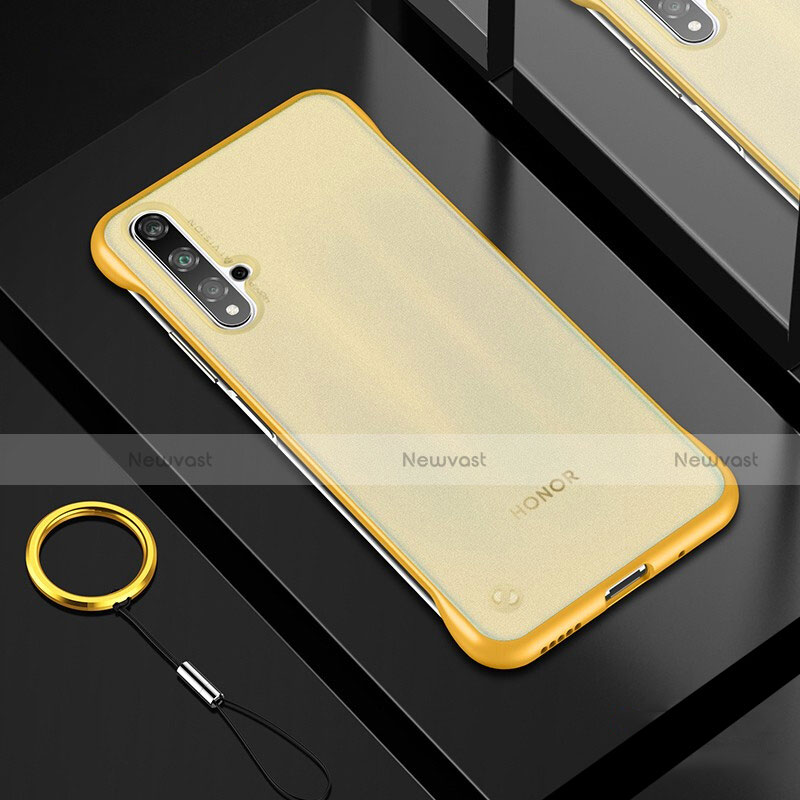 Ultra-thin Transparent TPU Soft Case Cover H01 for Huawei Nova 5T Gold
