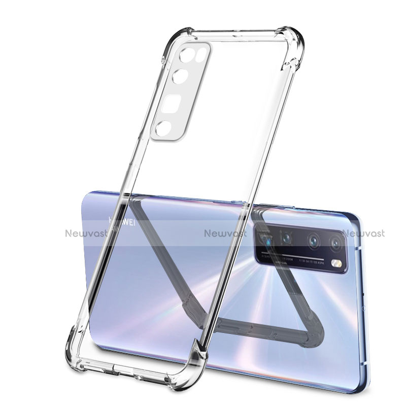 Ultra-thin Transparent TPU Soft Case Cover H01 for Huawei Nova 7 Pro 5G Clear