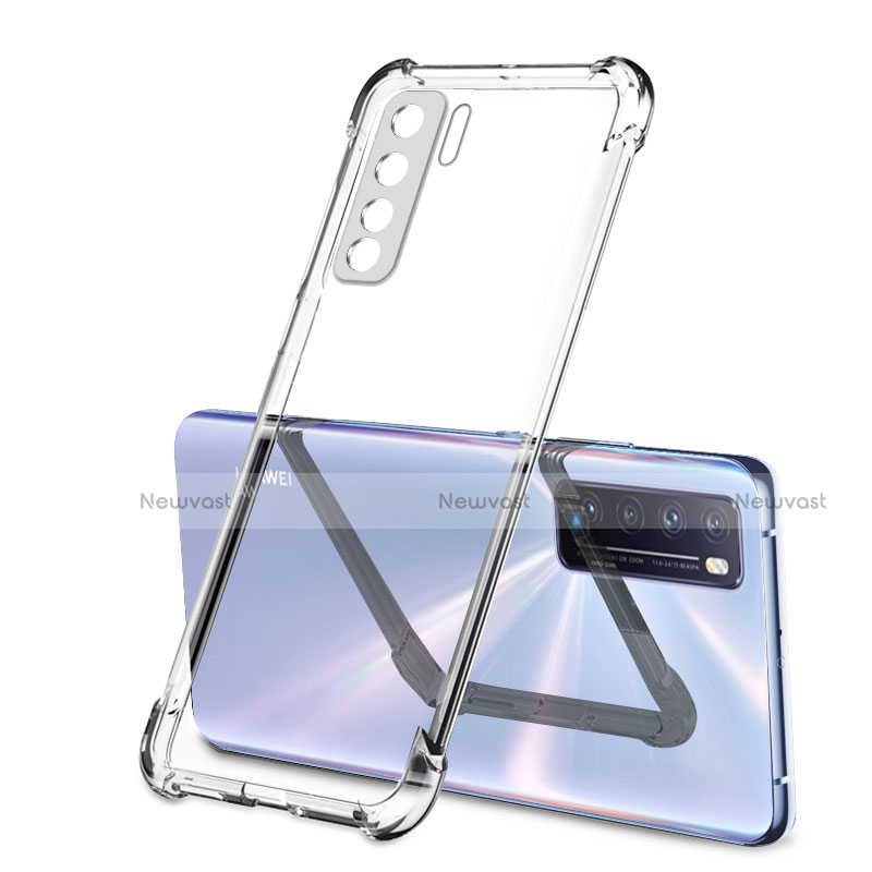 Ultra-thin Transparent TPU Soft Case Cover H01 for Huawei Nova 7 SE 5G