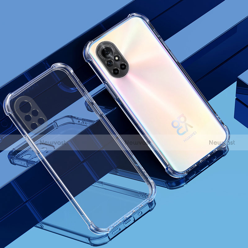 Ultra-thin Transparent TPU Soft Case Cover H01 for Huawei Nova 8 Pro 5G