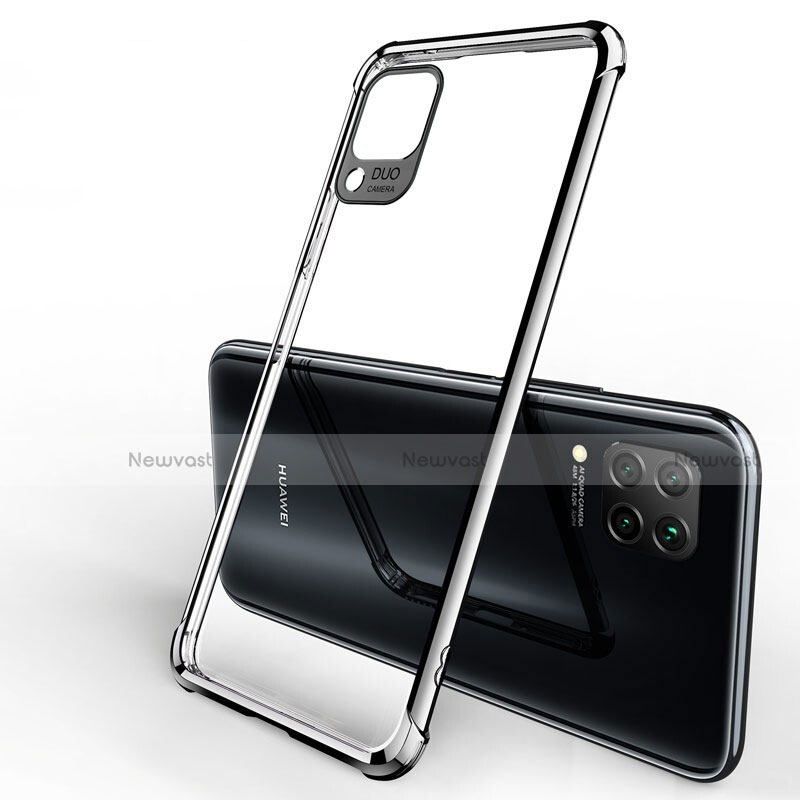 Ultra-thin Transparent TPU Soft Case Cover H01 for Huawei P40 Lite Black