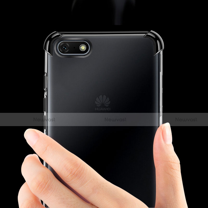 Ultra-thin Transparent TPU Soft Case Cover H01 for Huawei Y5 (2018)