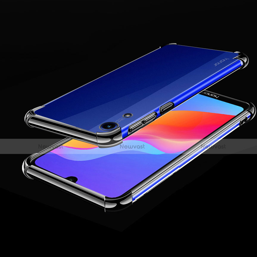 Ultra-thin Transparent TPU Soft Case Cover H01 for Huawei Y6 Prime (2019) Black
