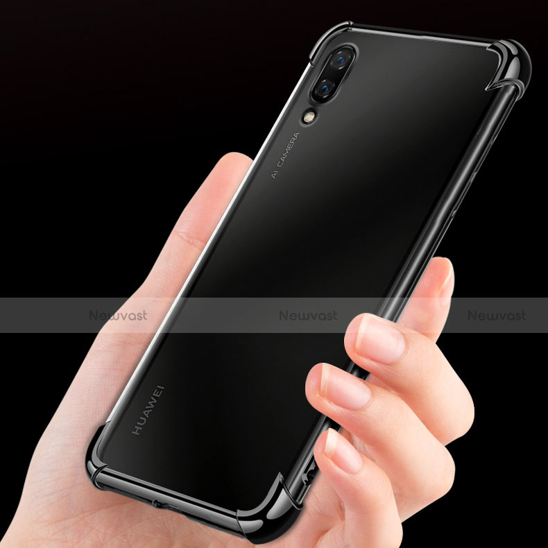 Ultra-thin Transparent TPU Soft Case Cover H01 for Huawei Y7 (2019)