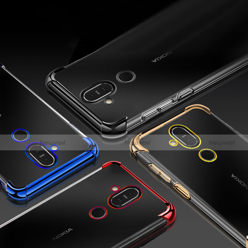 Ultra-thin Transparent TPU Soft Case Cover H01 for Nokia 7.1 Plus