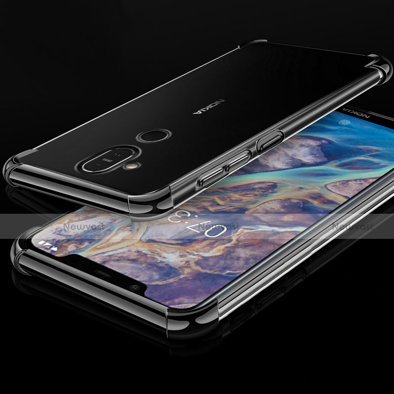 Ultra-thin Transparent TPU Soft Case Cover H01 for Nokia 7.1 Plus