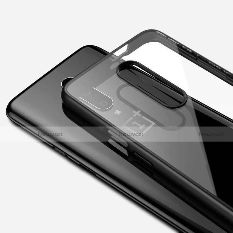 Ultra-thin Transparent TPU Soft Case Cover H01 for OnePlus 7 Pro Black